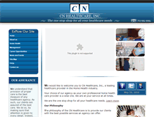 Tablet Screenshot of cnhealthcareinc.com